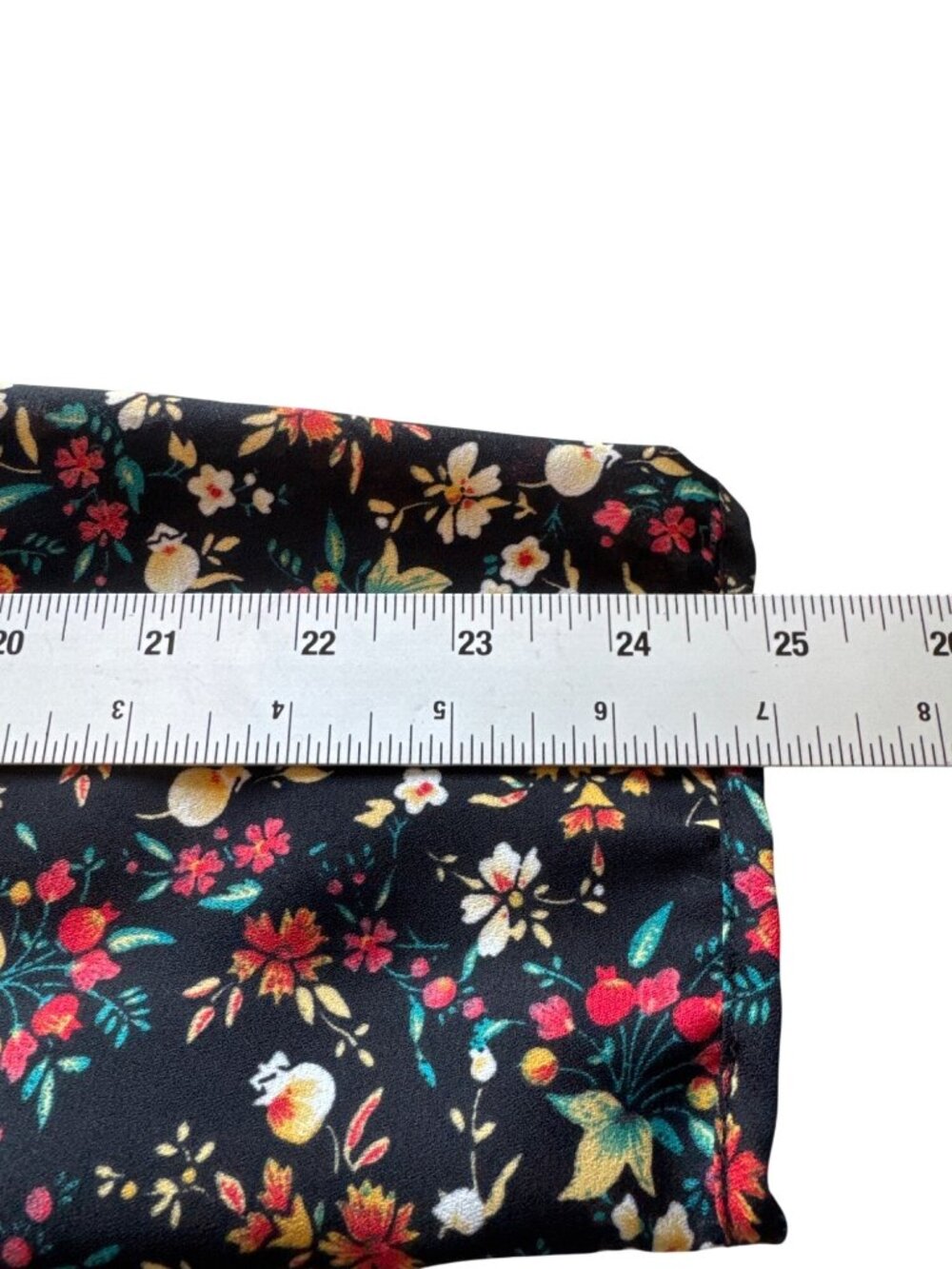 J.Crew Mercantile Ditsy Floral Faux Wrap Dress Size 4 Elastic Waist Long Sleeve - Picture 12 of 12